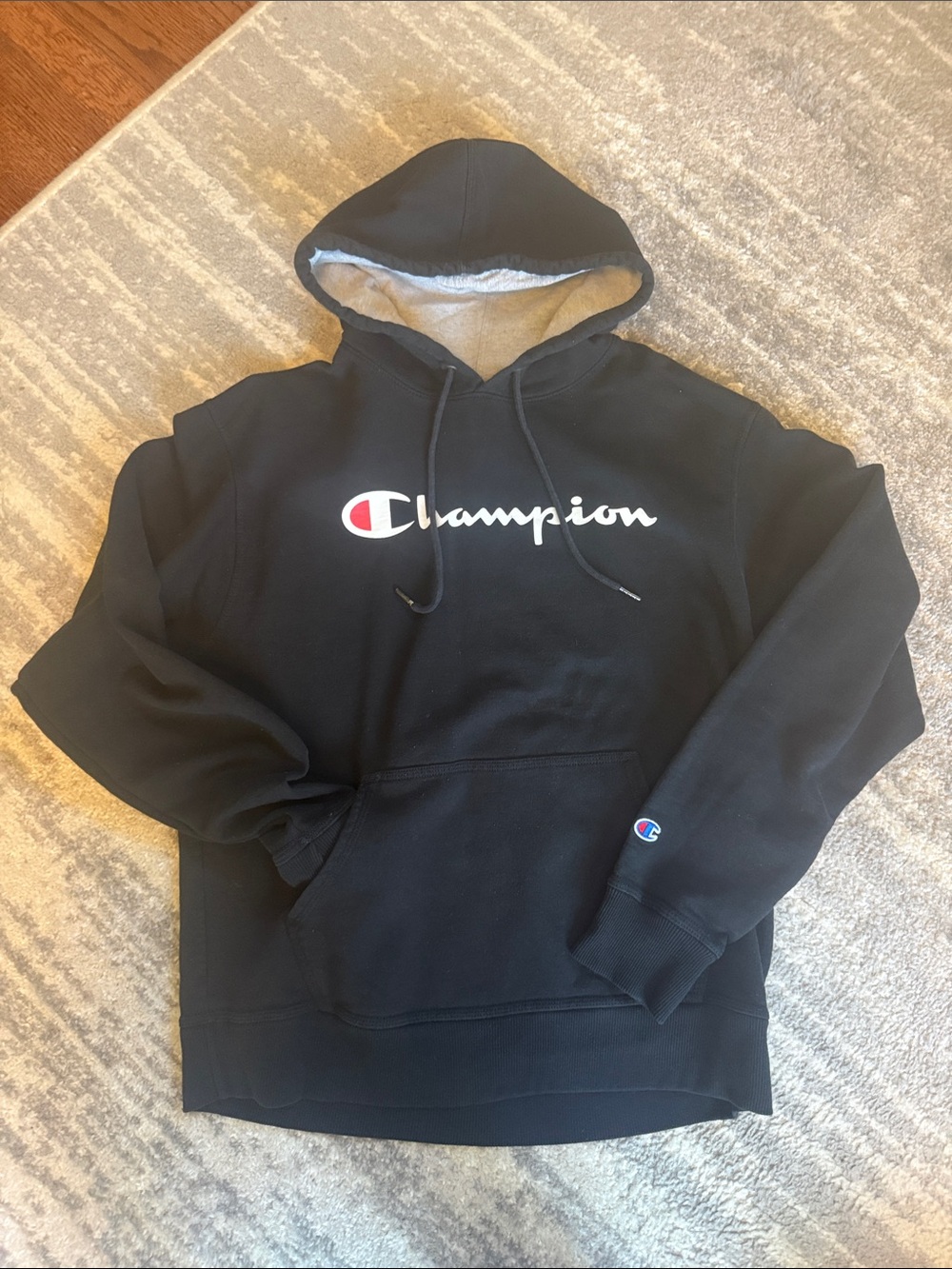 Men’s Champion Black Hoodie